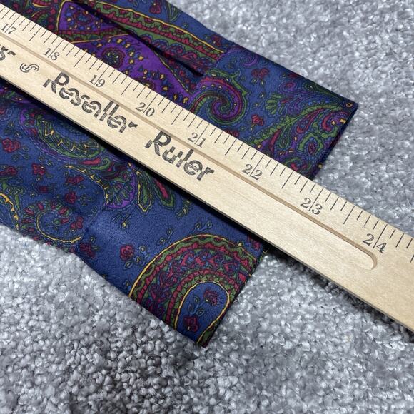 Lauren Ralph Lauren Button Up Blouse Womens Large Paisley Non Iron NWT - Picture 14 of 15